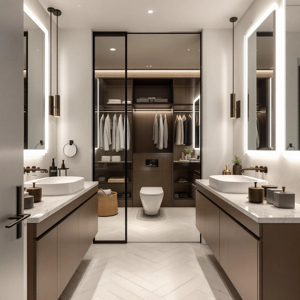 A luxurious bathroom remodel